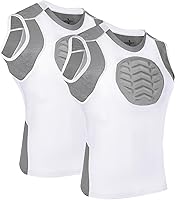 Vista 10 de Exxact Sports Protector de pecho de béisbol y sóftbol juvenil, protector de esternón acolchado para niñas