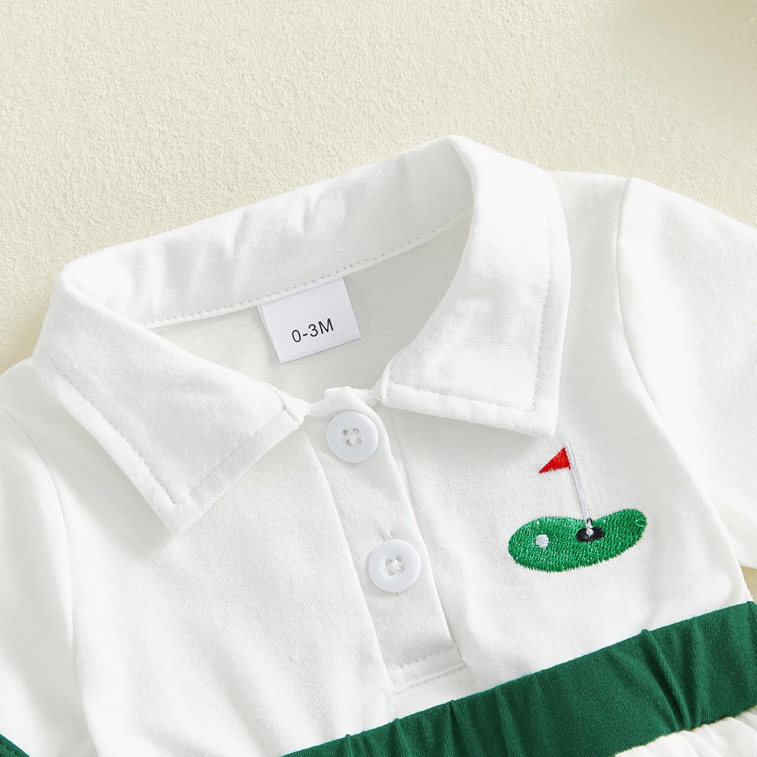 YINGISFITM Newborn Baby Girl Clothes Golf Short Sleeve Romper Dress Infant Onesie A Line Dresses Summer Cute Outfits - Image 7