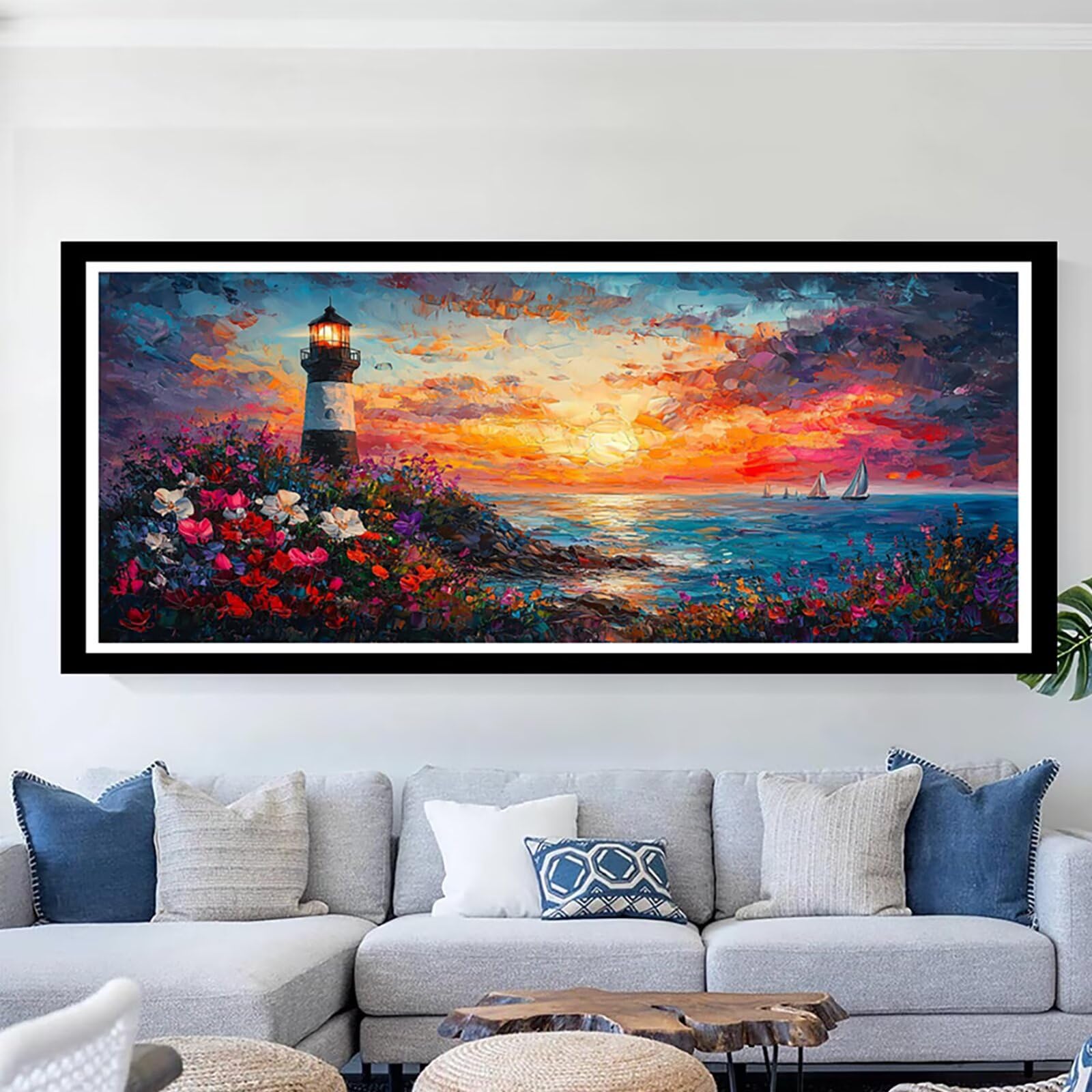 Diamentowa sztuka, żaglówka, diamentowy obraz, zestawy dla dorosłych, wieża strażnicza, duża, 55 x 110 cm, sztuka i rękodzieło, dla dzieci, początkujących, DIY, 5D, pełne wiercenie, kryształ, klejnot