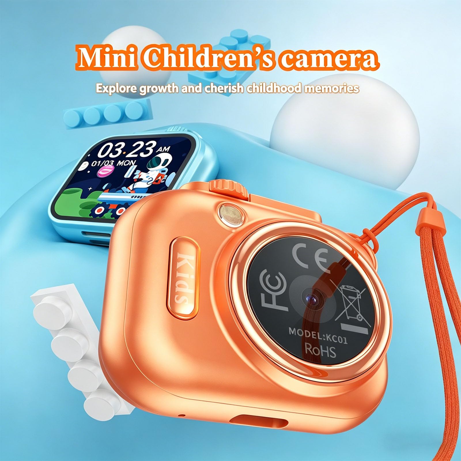Reloj de Aprendizaje Interactivo con cámara de 30MP y, C