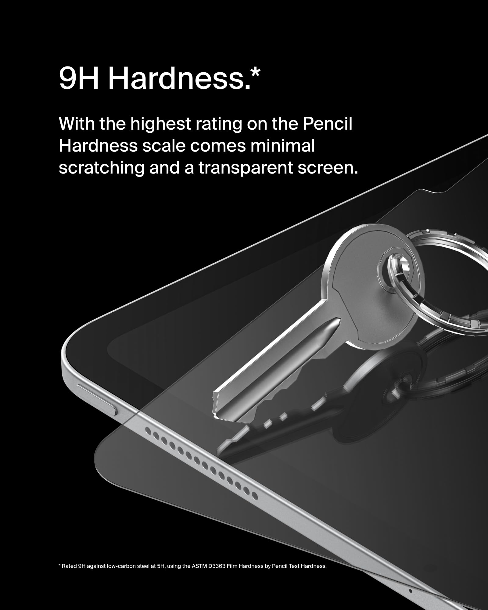 Belkin ScreenForce - Pellicola proteggi schermo in vetro temperato per Apple iPad Pro 11" di settima generazione, sottile, extra resistente, antigraffio, facile installazione, compatibile con custodia