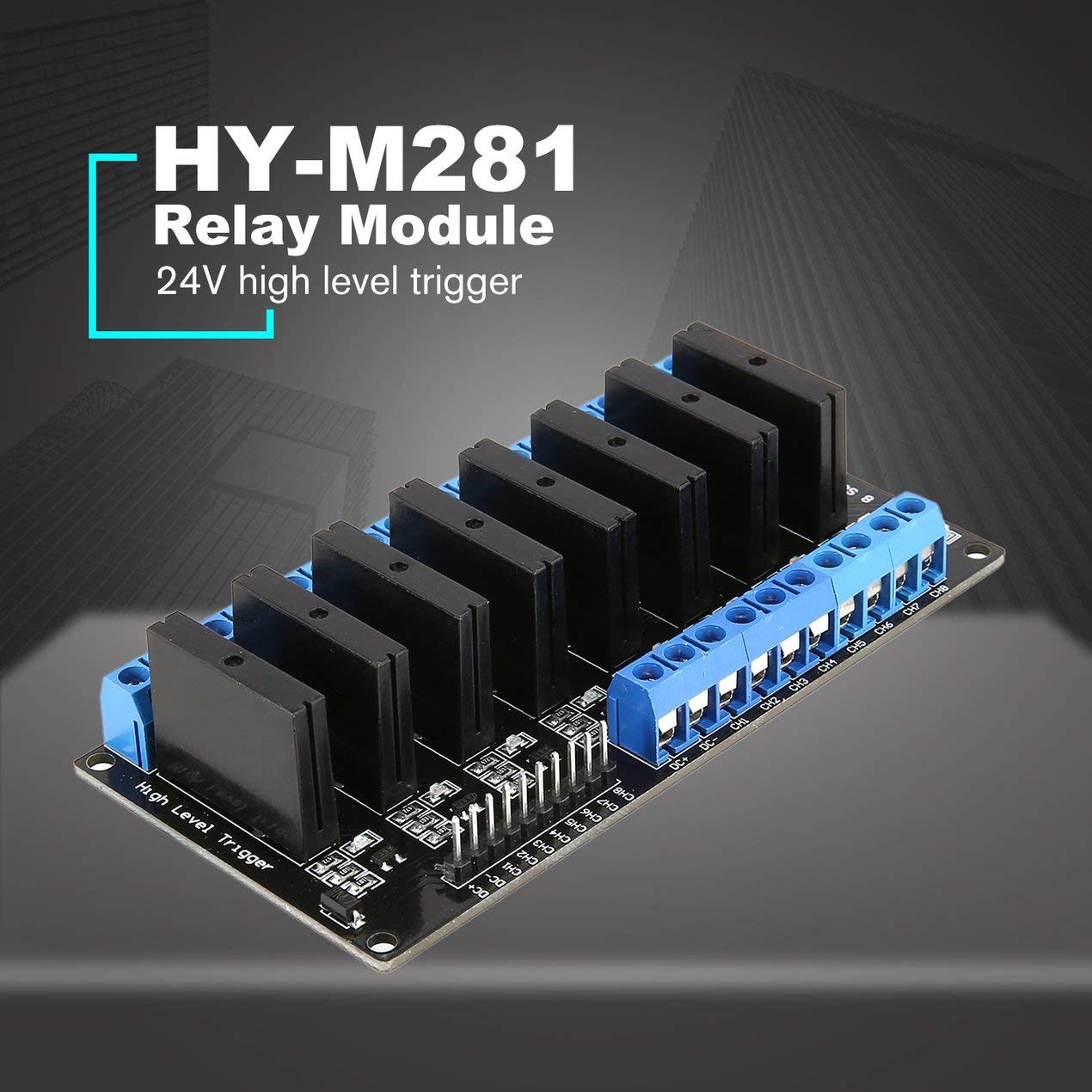 Buy 8 Channel Solid State Relay Module Board High Level Trigger SSR