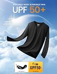 MAGCOMSEN Men's Rash Guard Swim Shirts UPF 50+ Dry Fit UV Sun Protection Long Sleeve Shirts for Men Summer Athletic SPF Tee
