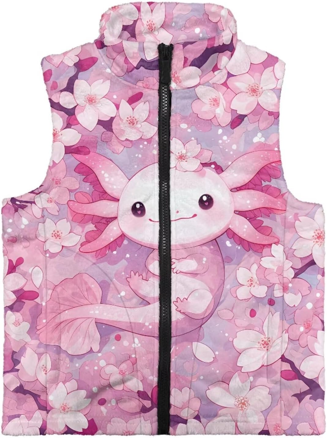 Boys Girls Fleece Vest Kids Zipper Jacket Sleevless Fall Winter Warm Outerwear with Pockets 2-12 Years - Image 5