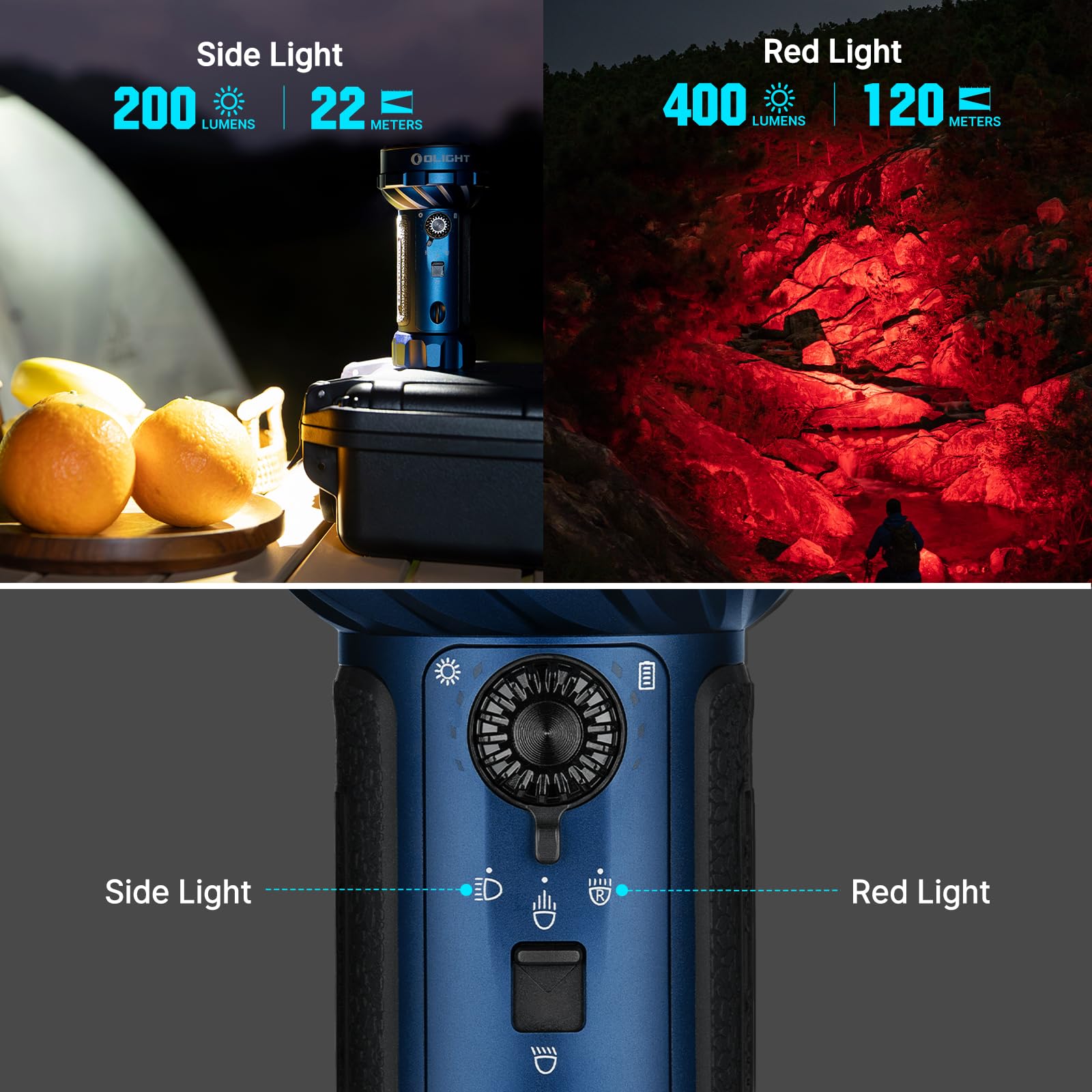 OLIGHT Marauder Mini 2 lanternas brilhantes de 10.000 lúmens com