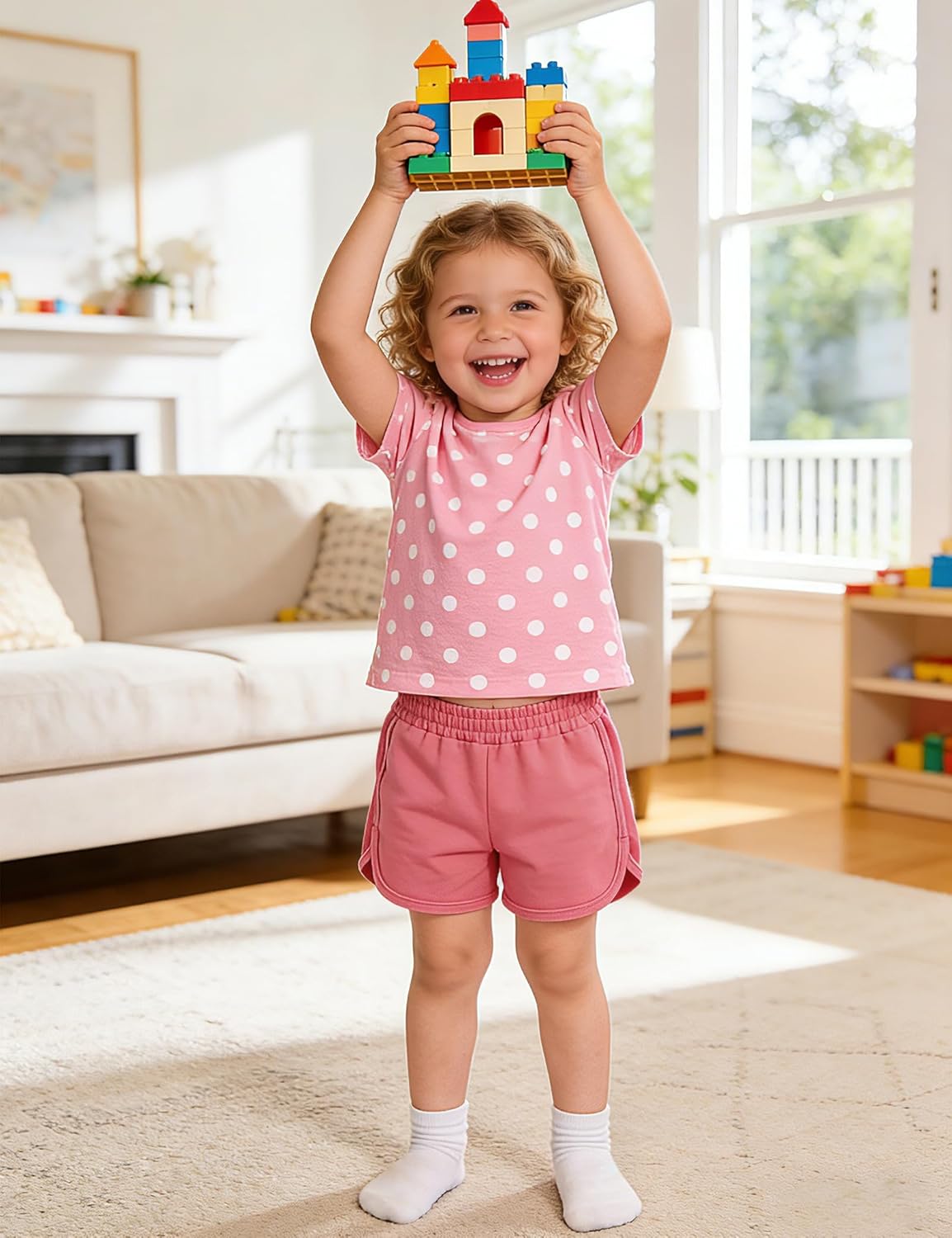 3 Pack Toddler Girl Shorts Baby Girls Athletic Short Soft Cotton Summer Clothes Size 18M-5T - Image 4