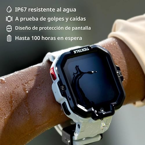 Miniatura 8 de TickTalk5 - Reloj inteligente para niños con localizador GPS, videollamadas, mensajes de texto y aplicación para padres, reloj inteligente 4G con