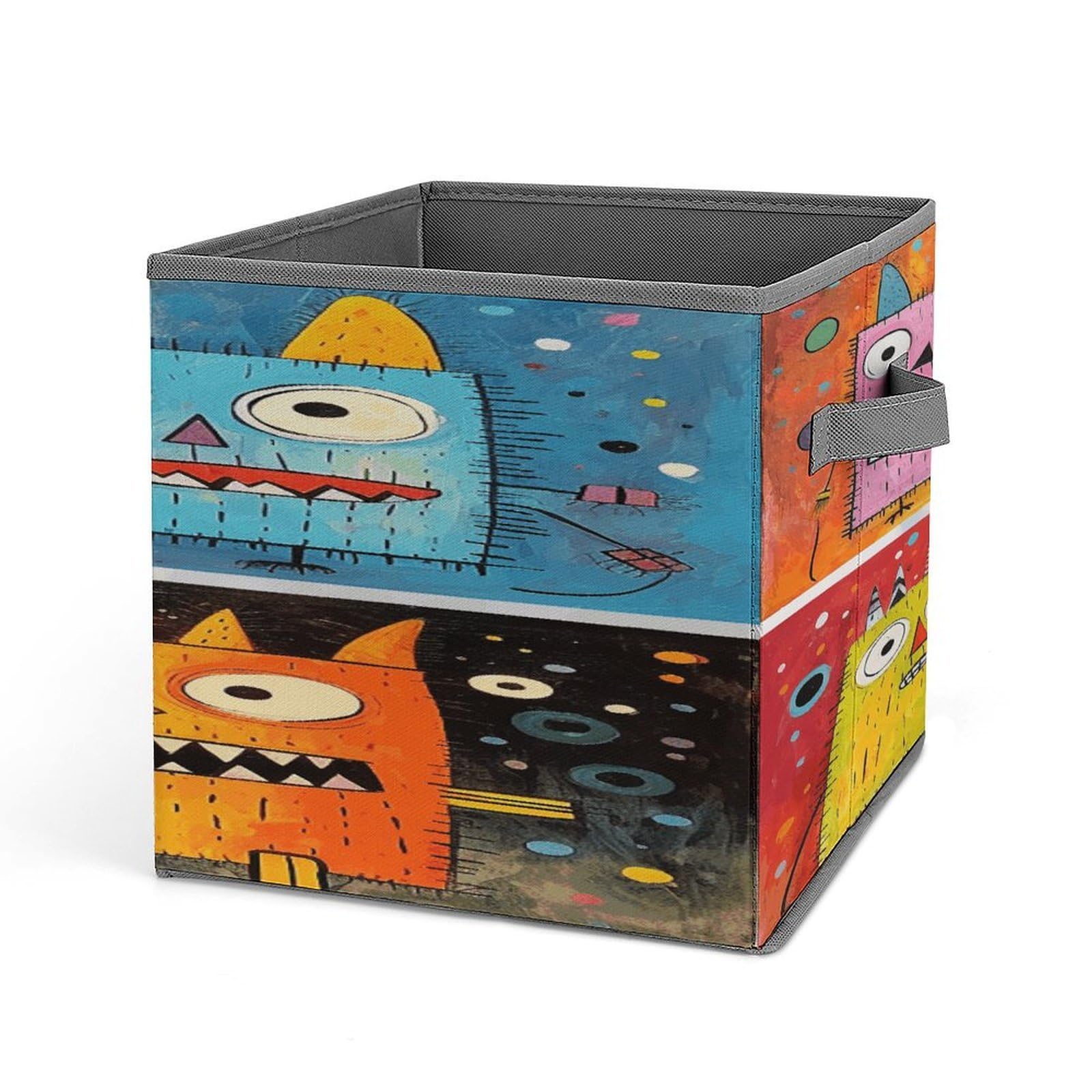Fekiloot Style Four Colorful Monsters Storage Bins Storage Baskets