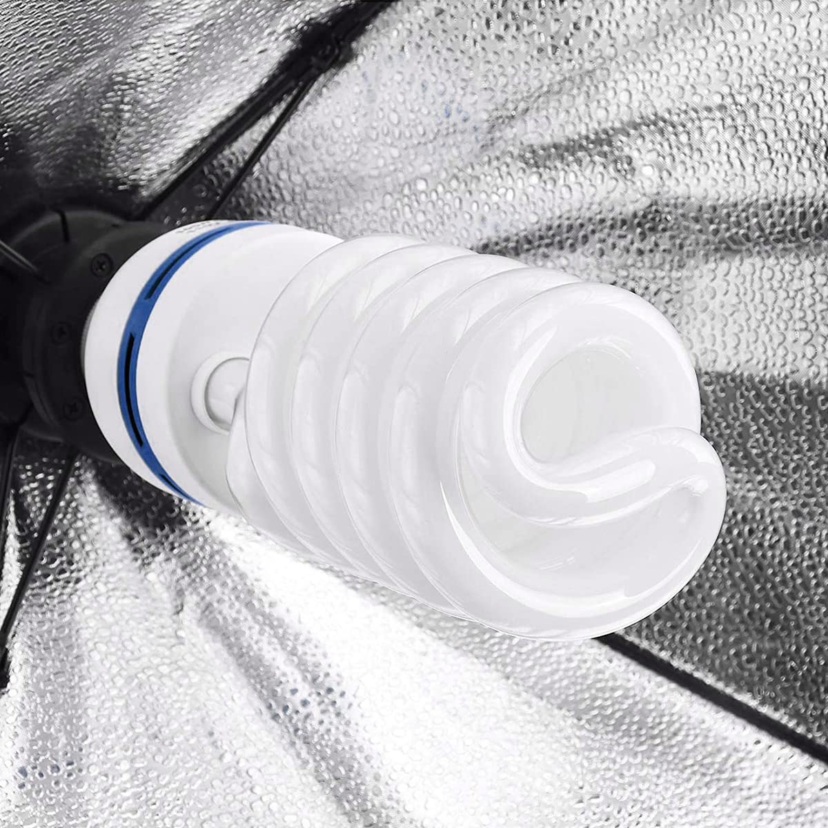 2x Fotografia Bianco luce diurna E27 Lampadine 55S = 150W 5500K una Coppia