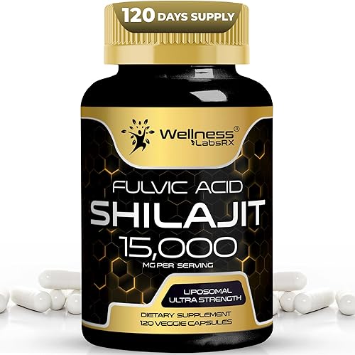 Himalayan Shilajit para hombres – Cápsulas de Shilajit de 1500 mg para hombres, Shilajeet puro para mujeres con ácido fúlvico de origen natural –
