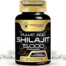 Himalayan Shilajit for Men - 1500mg Shilajit Capsules for Men, Pure Shilajeet for Women with Naturally Occuring Fulvic Acid - Shilajet for Enhanced Energy and Immune Support - 120 Count (Pack of 1)