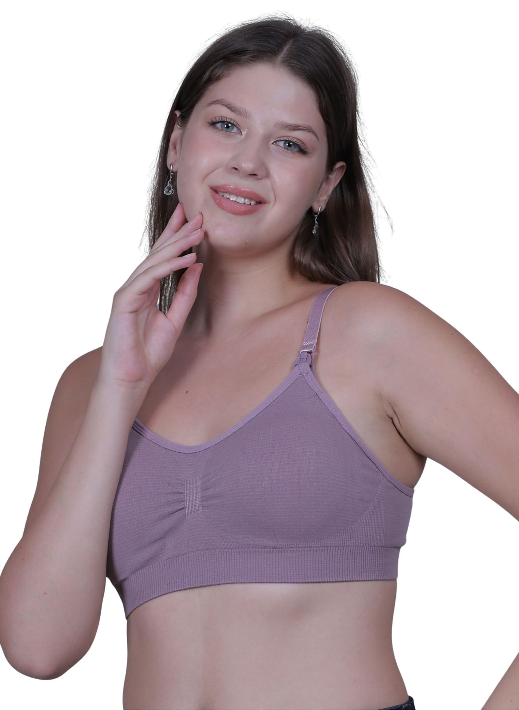 Fabme Women's Cotton Padded, Non-Wired, Nursing Bra - Pack of 1-image-26