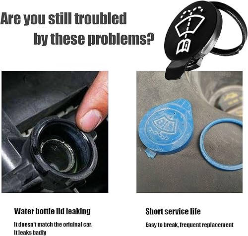 Miniatura 6 de gunhunt Pack-1 - Funda para limpiaparabrisas de automóvil, tapa de depósito de líquido para limpiaparabrisas de automóvil, compatible con Buick