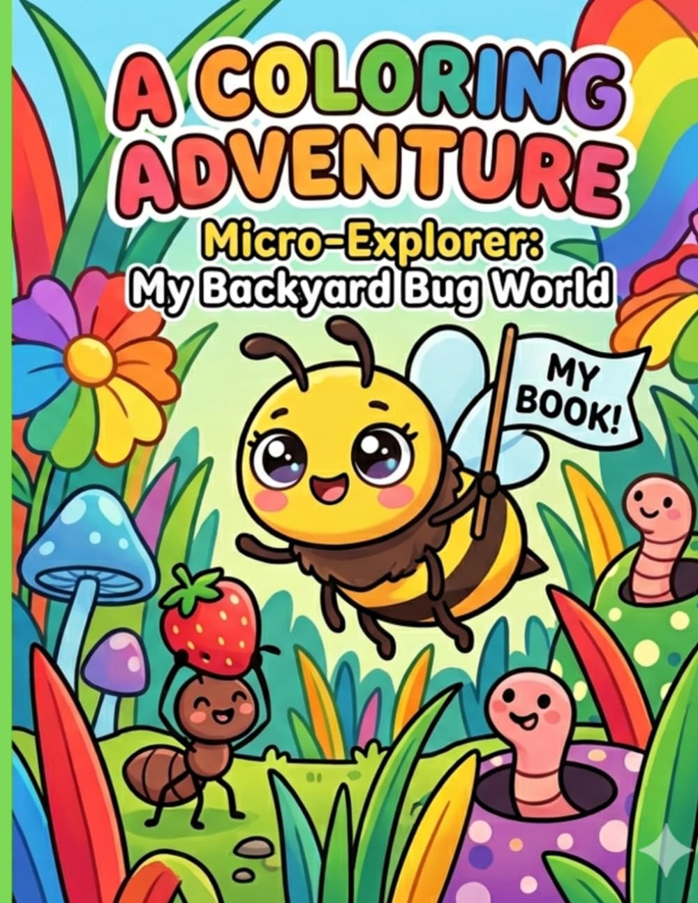 A Coloring Adventure: Micro-Explorer: My Backyard Bug World