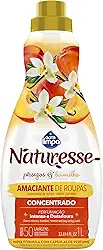 Amaciante Concentrado Naturesse Pêssegos & Baunilha Hipoalergênico - Gota Limpa 1L