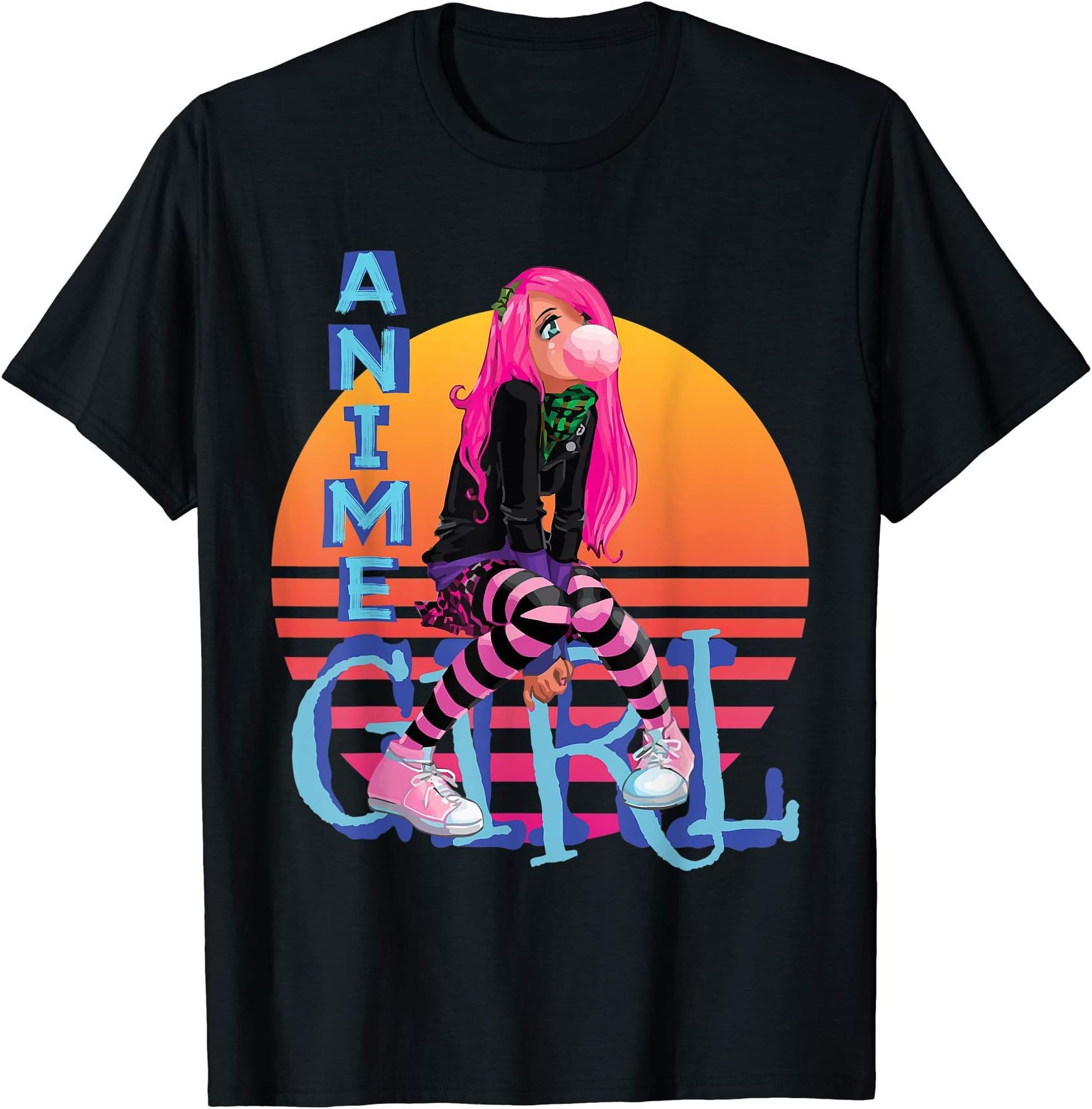 Anime Girl Kawaii Goth Clothes Teen Girls WomenKawaii Anime Girl Kawaii Clothes Anime Clothing Otaku Manga T-Shirt