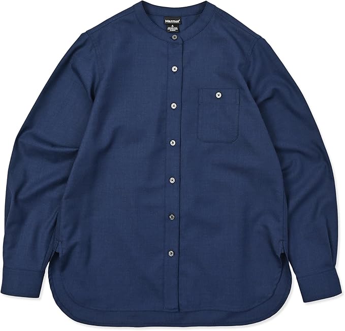 [マーモット] カジュアル W's Minimal Merino Shirts レディース NAVY