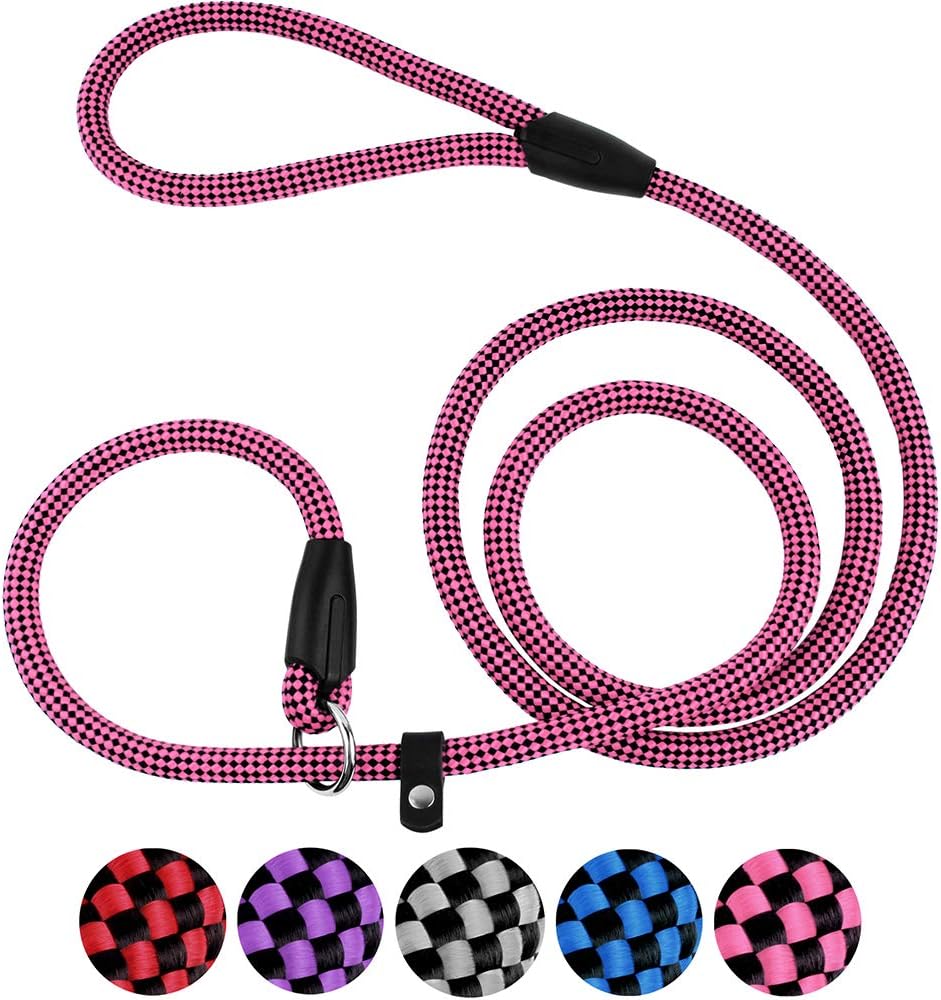 CollarDirect Rope Slip Dog Leash 6FT Heavy Duty Training Pet Lead for Small Medium