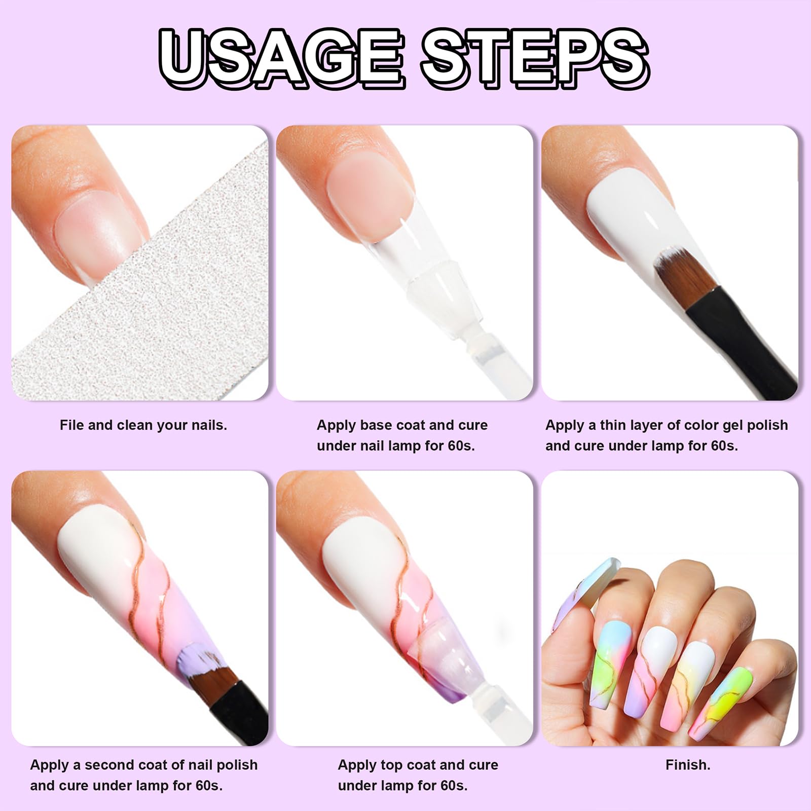 eodci Smalto per unghie in gel solido, tavolozza di 24 colori con pennello, kit per manicure con motivo pudding di fango, marrone nudo e oro, regalo per la festa della donna