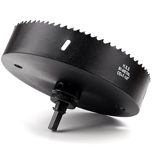 Miniatura 8 de Sierra perforadora de 1 pulgada para metal y madera contrachapada, broca circular bimetálica para madera, corte de 1.75 pulgadas de profundidad con