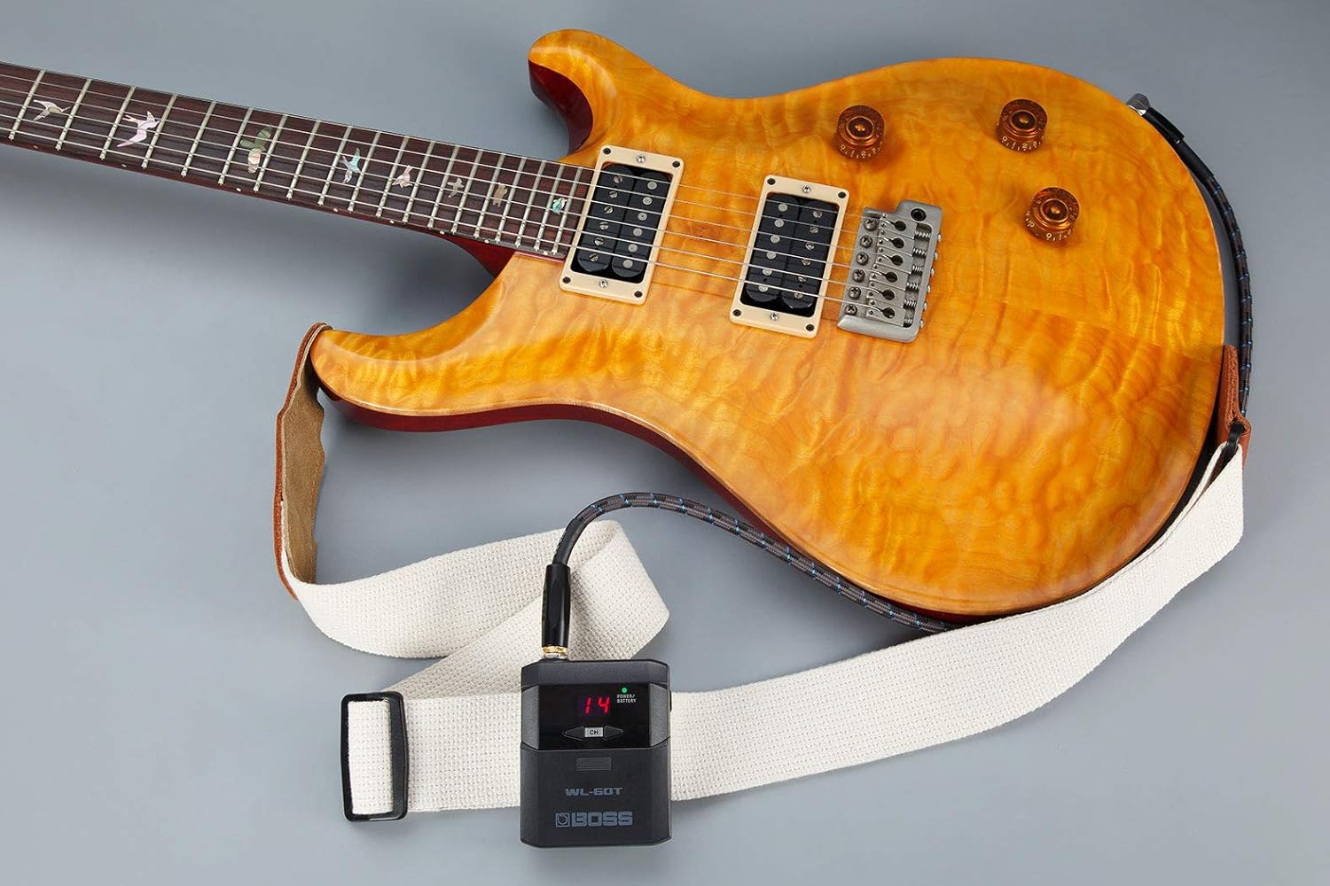 BOSS WL-60T Wireless Transmitter for WL-60 Wireless System | Connect Second Instrument for Quick Changes on Stage | Up to 25 Hours of Runtime | Ideal for Serious Stage Performers