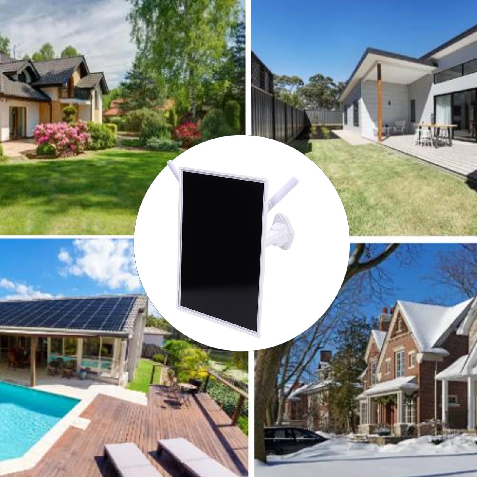 AMONIDA Modem Routeur 4G LTE à énergie Solaire 15 W, Extension WiFi