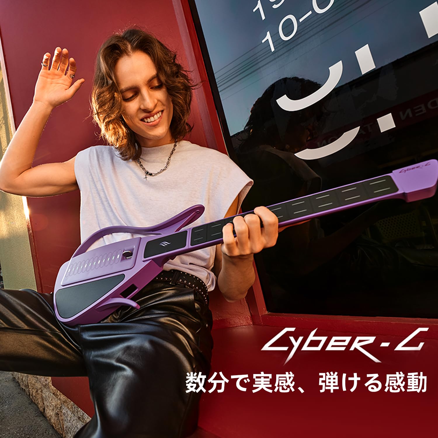 CYBER-G スマートエレキギター 新品未使用 ピンク Amazon | ENYA CYBER-G スマート弦なしエレキギター｜折りたたみ式