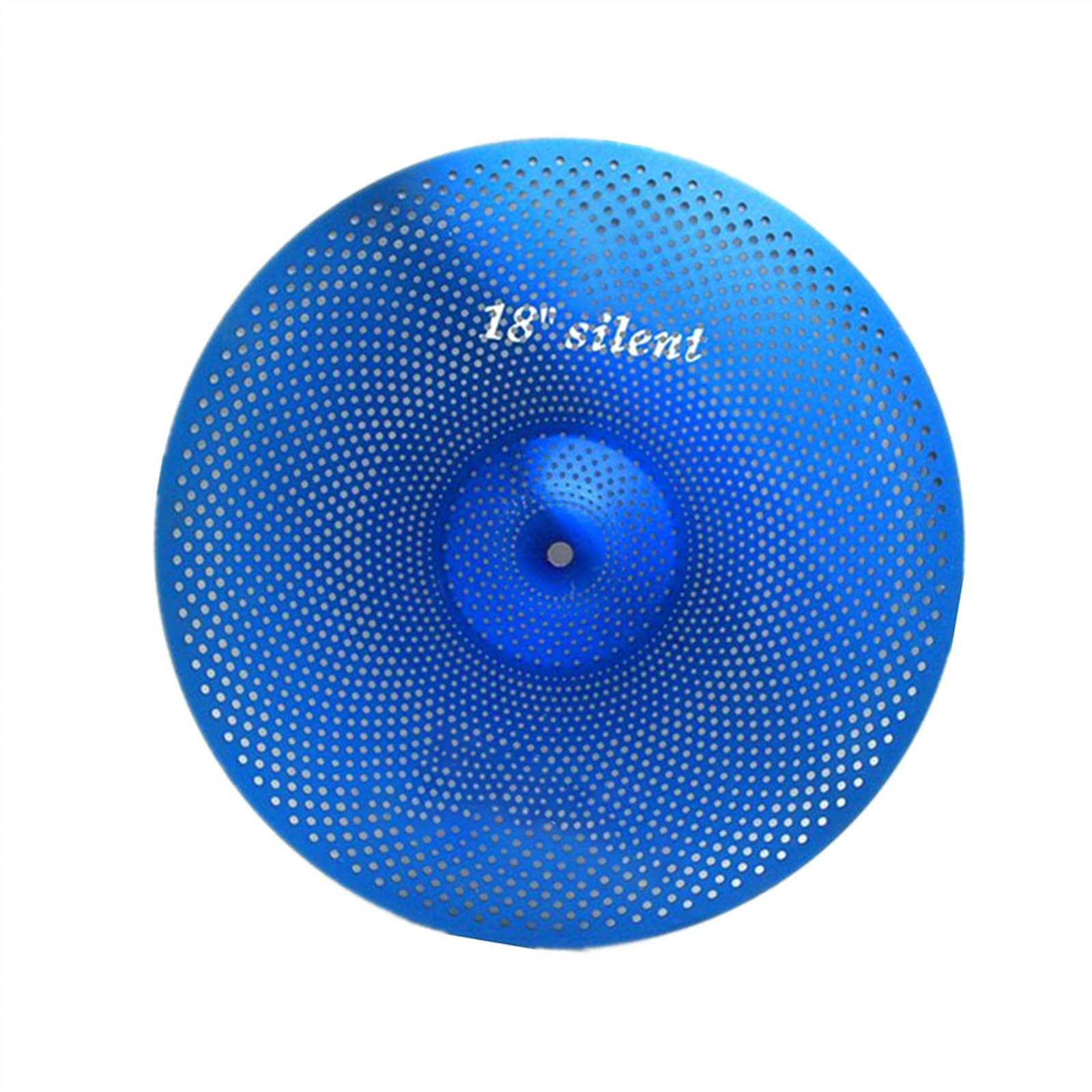18-Zoll-Crash-Dämpferbecken, Beliebte Becken Mit Geringer Lautstärke Für Jazz-Drum-Sets, Blau Zubehör für Schlaginstrumente