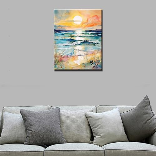 Miniatura 10 de Kit de pintura al óleo de 16 x 20 pulgadas, pintura al óleo para niños, estudiantes, adultos principiantes con pinceles, pigmento acrílico,