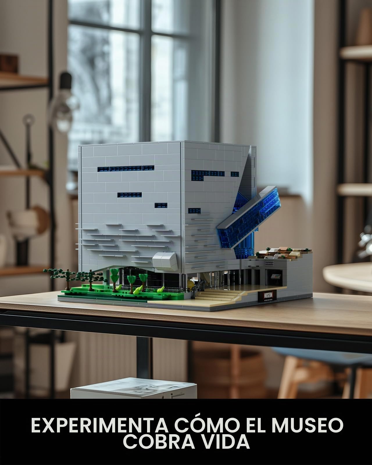 Nifeliz Museo de la Naturaleza y las Ciencias, Maqueta de Modular Building de Juguete de Construcción, Regalo para Adultos entusiastas de los architecture (3373 Piezas, NF10286)