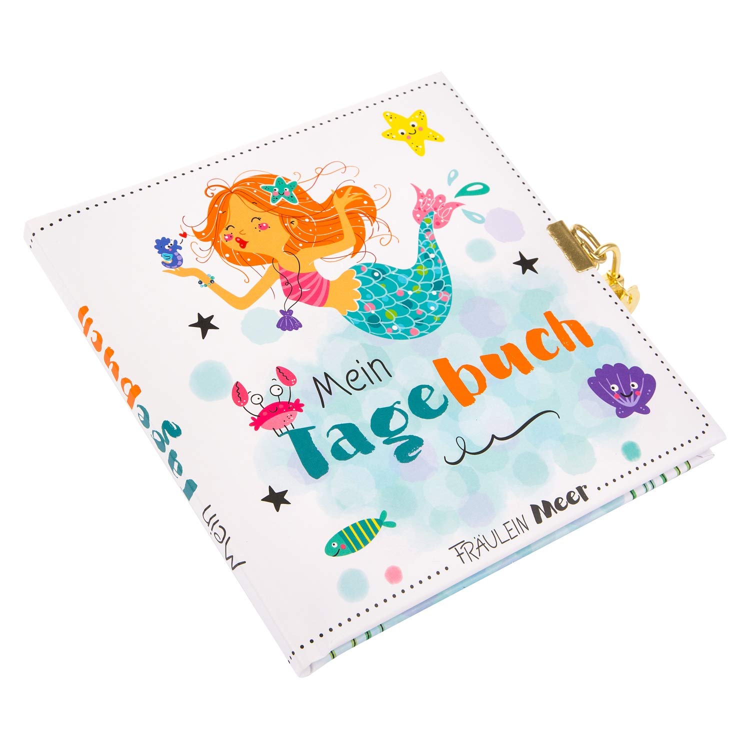 Diario Con Lucchetto - Motivo Gufi, 96 Pagine, 16,5x16,5 Cm, Goldbuch Made In Germany - Foto 11