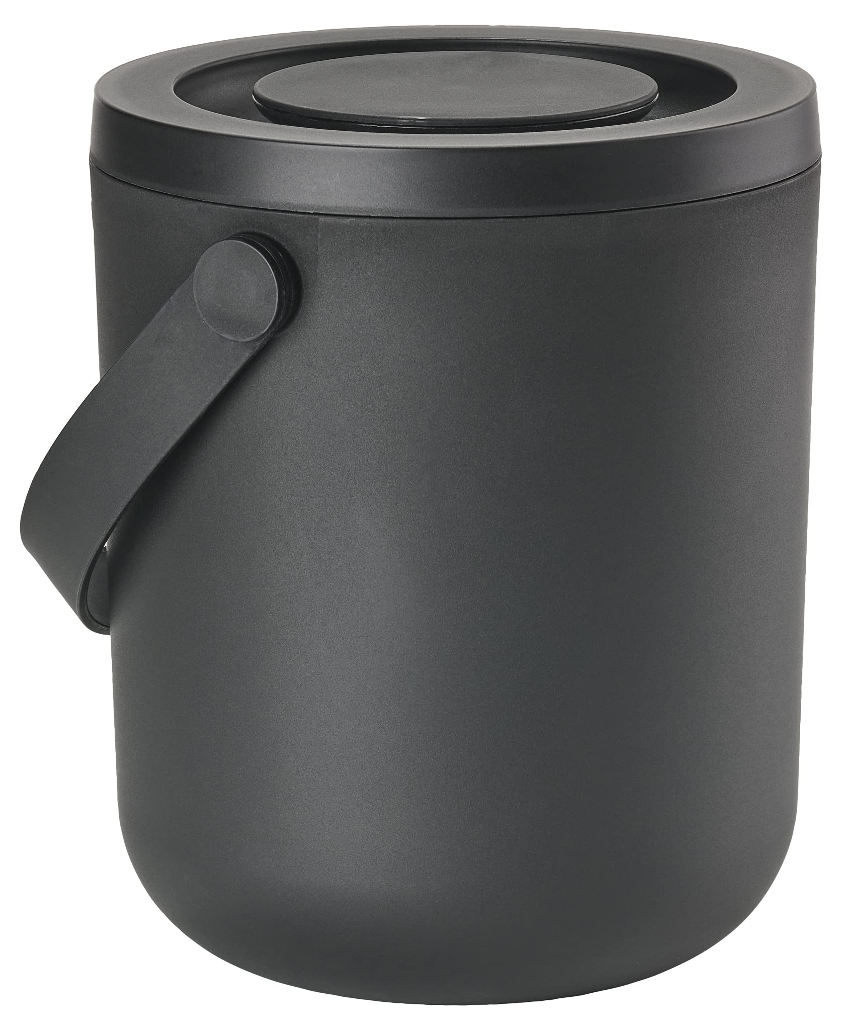Zone Denmark Circular Bio kosz na śmieci, średnica 16 cm, wysokość 19,5 cm, 3 litry, czarny