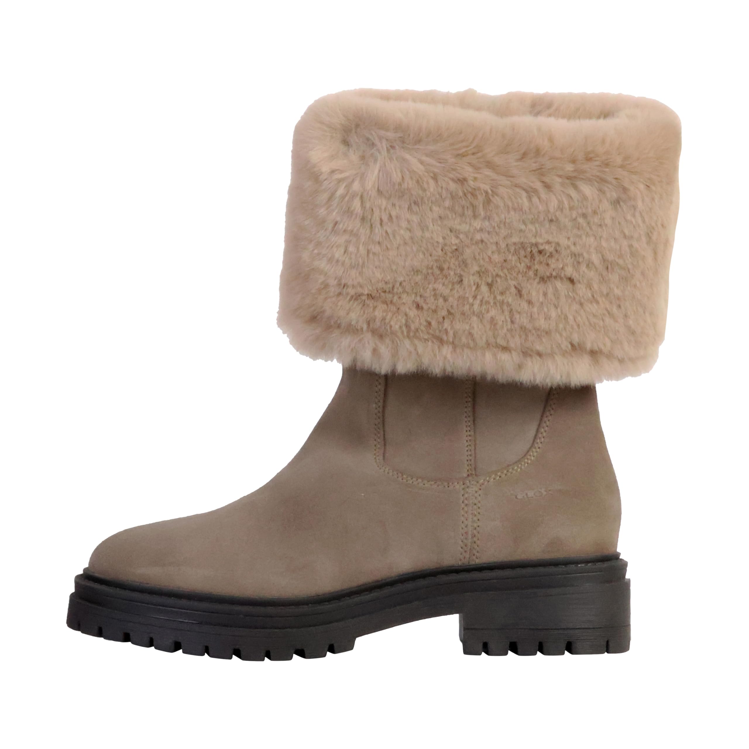Geox Women's D Iridea M Ankle Boot, Taupe, 5 UK