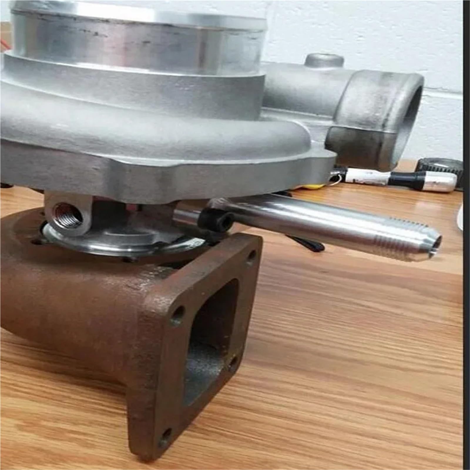 Para adaptador brida junta drenaje aceite Turbo 10AN T3/T4 turbocompresor Turbo actuador Actuador turbo,Turbocompresor