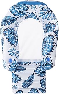 Flotador inflable para piscina, flotador hinchable para piscina con hojas tropicales con reposacabezas | Flotadores de agua, flotadores de agua de color marrón claro para piscina,