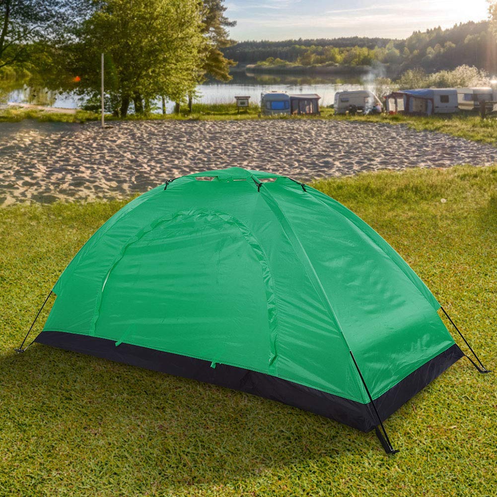 Outdoor Wodoodporny namiot rekreacyjny dla jednej osoby do wspinaczki wędkarskiej (Green)