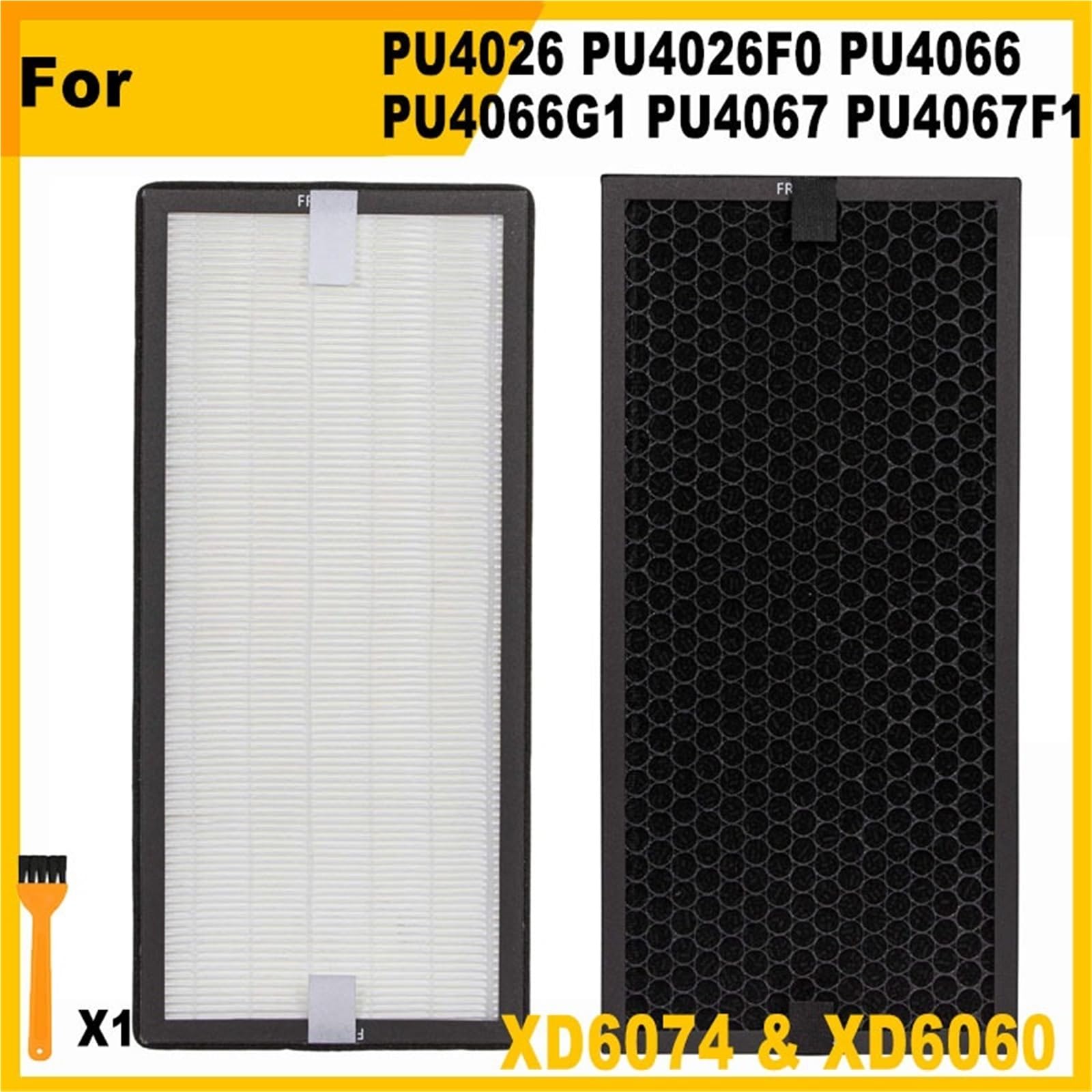 XD6070 XD6060 Filtr HEPA I Węgiel Aktywny, Compatible With Tefal