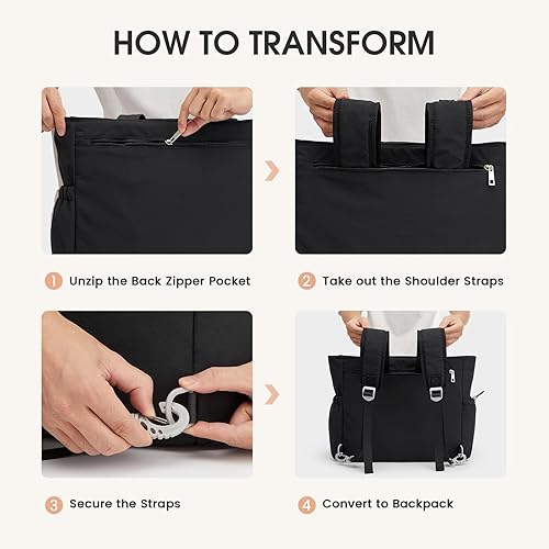 Miniatura 8 de G4Free Bolsa de pañales 3 en 1 con bolsillos aislados, mochila de bebé para mujeres, hombres, niños pequeños con hebilla para cochecito de viaje