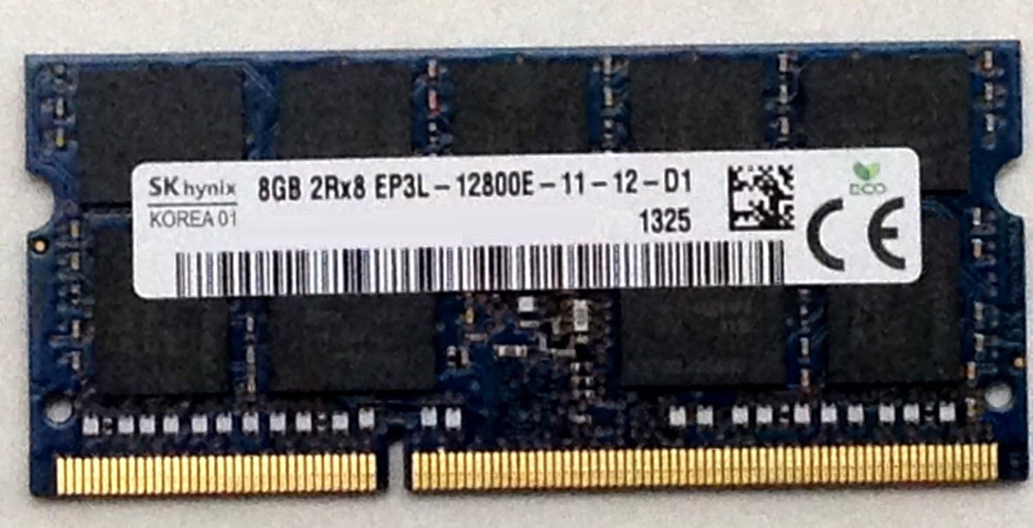 Hynix MEM-DR380L-HL01-ES16 Memory 8GB DDR3-1600 2R8 1.35v ECC SODIMM