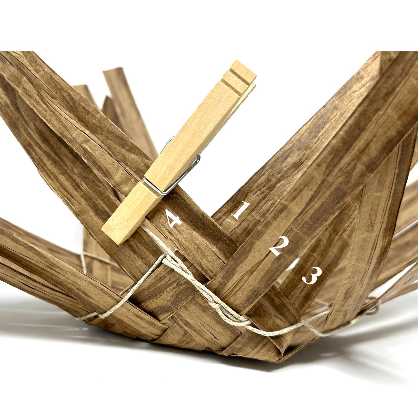 Kit de cesta trenzada, sesgo diagonal