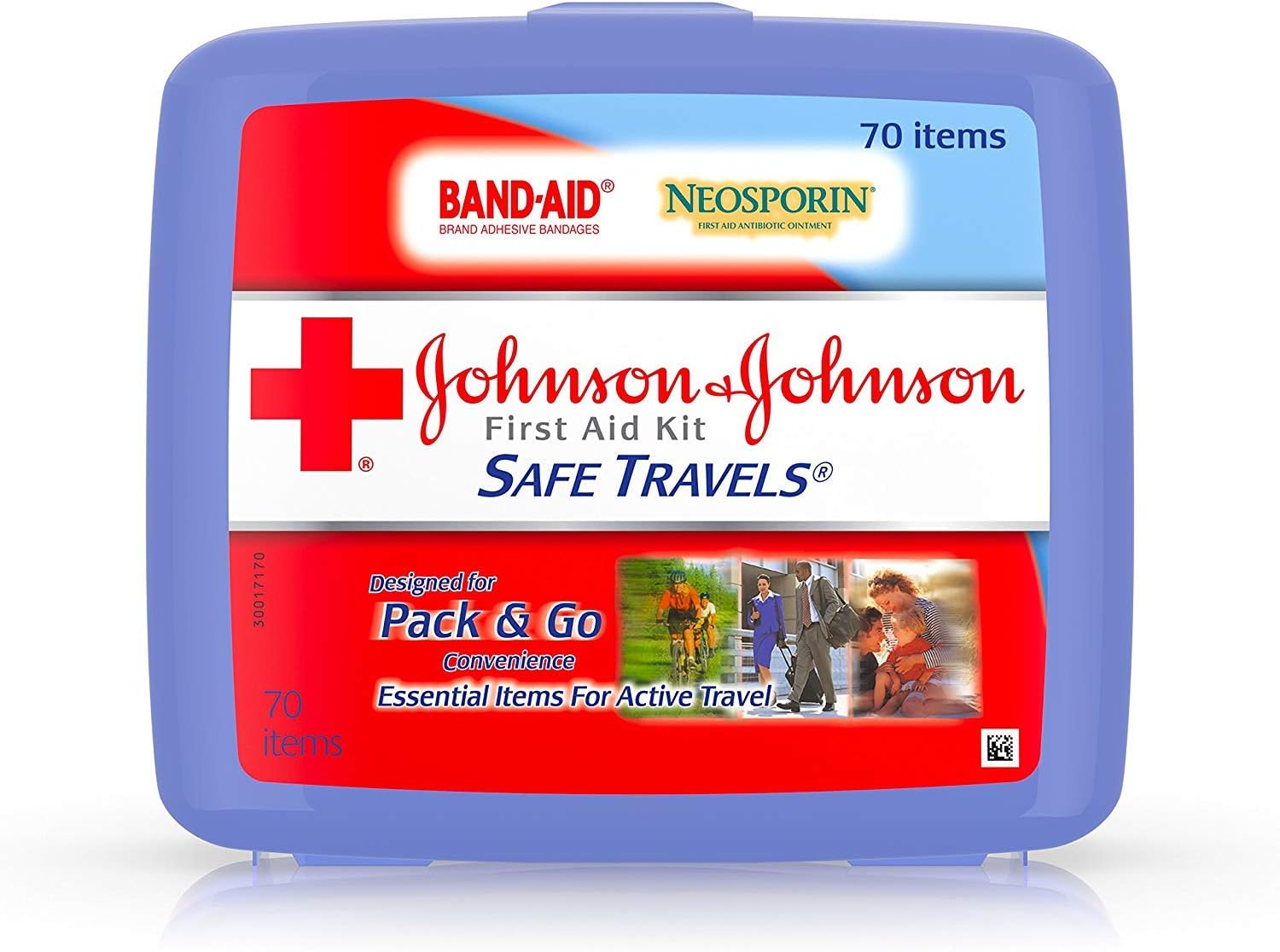 First Aid Only All-Purpose Essentials Soft-Sided First Aid Kit, Blue, 298 Pieces