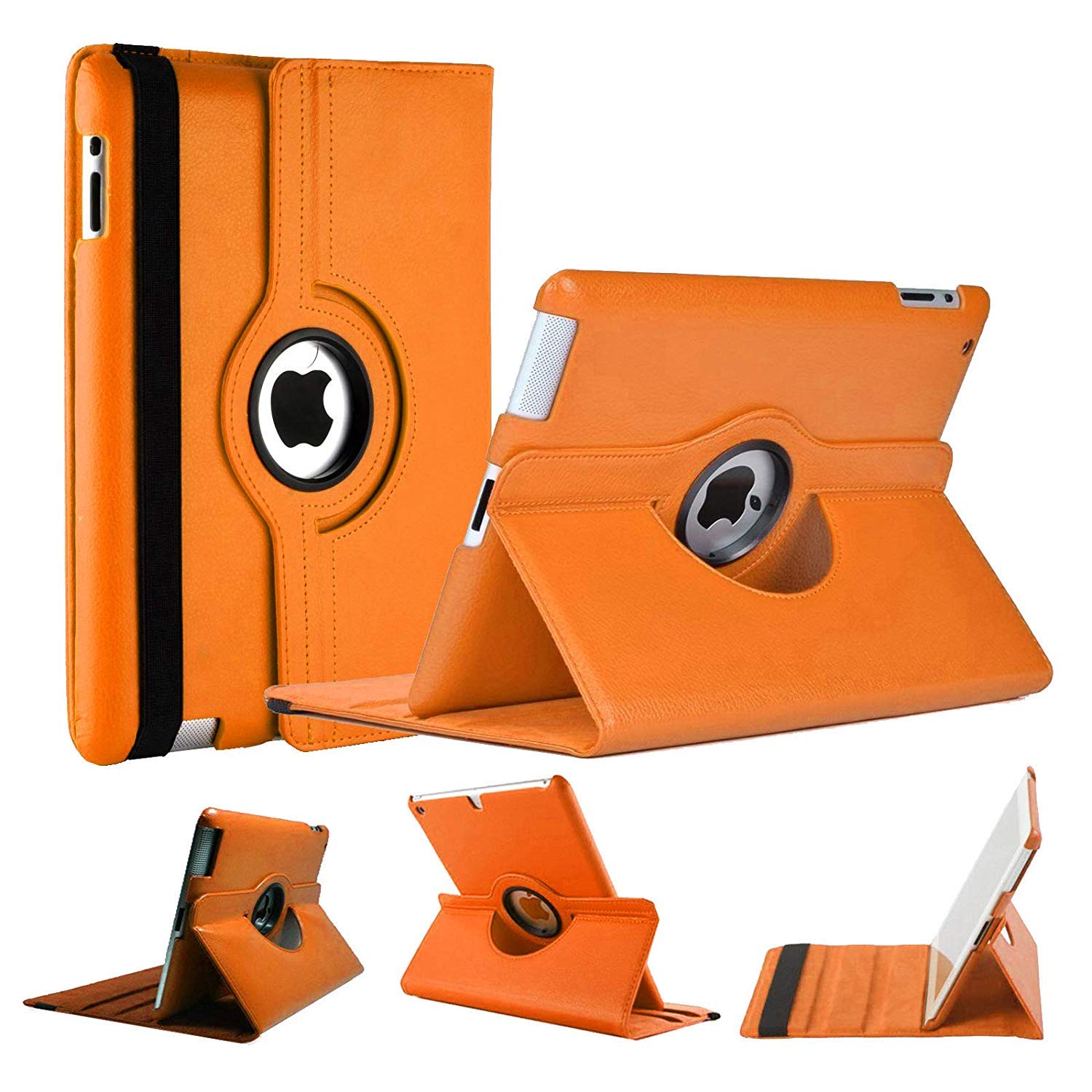 World Biz Rotating Case For IPad Mini 1, Mini 2 And Mini 3-7.9" (2012, 2013, 2014) 360° Rotation Shockproof PU Leather Book Flip Folio Protection Cover With Auto Sleep/Wake (Green - View #2