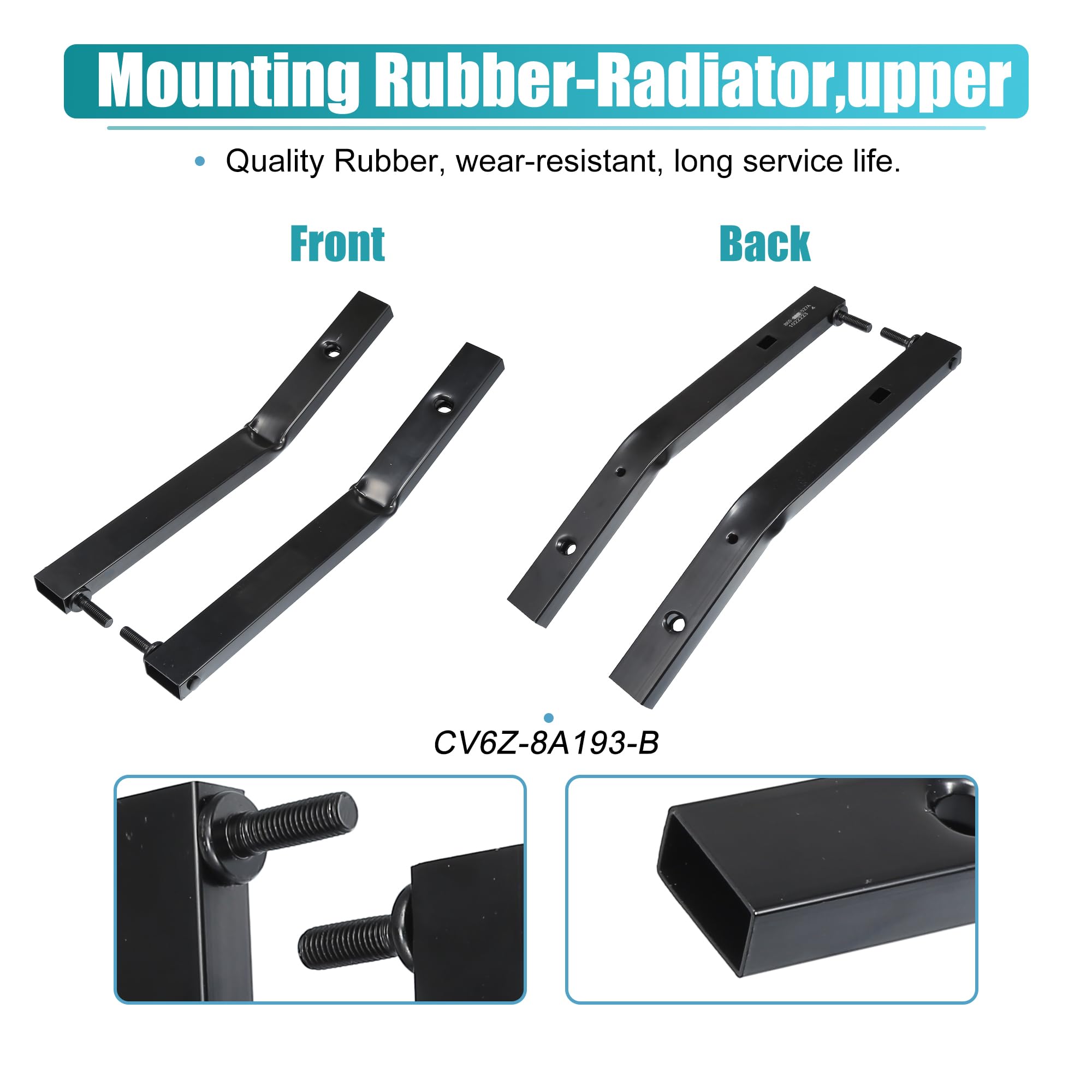 QUARKZMAN 1 pezzo Sinistra Destro Radiatore Isolante Montaggio Staffa per Audi S4