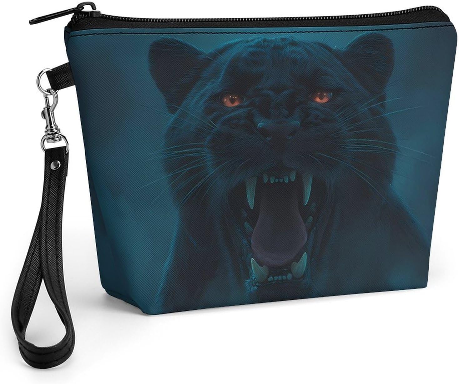 Black Cat Women's Makeup Bag for Purse