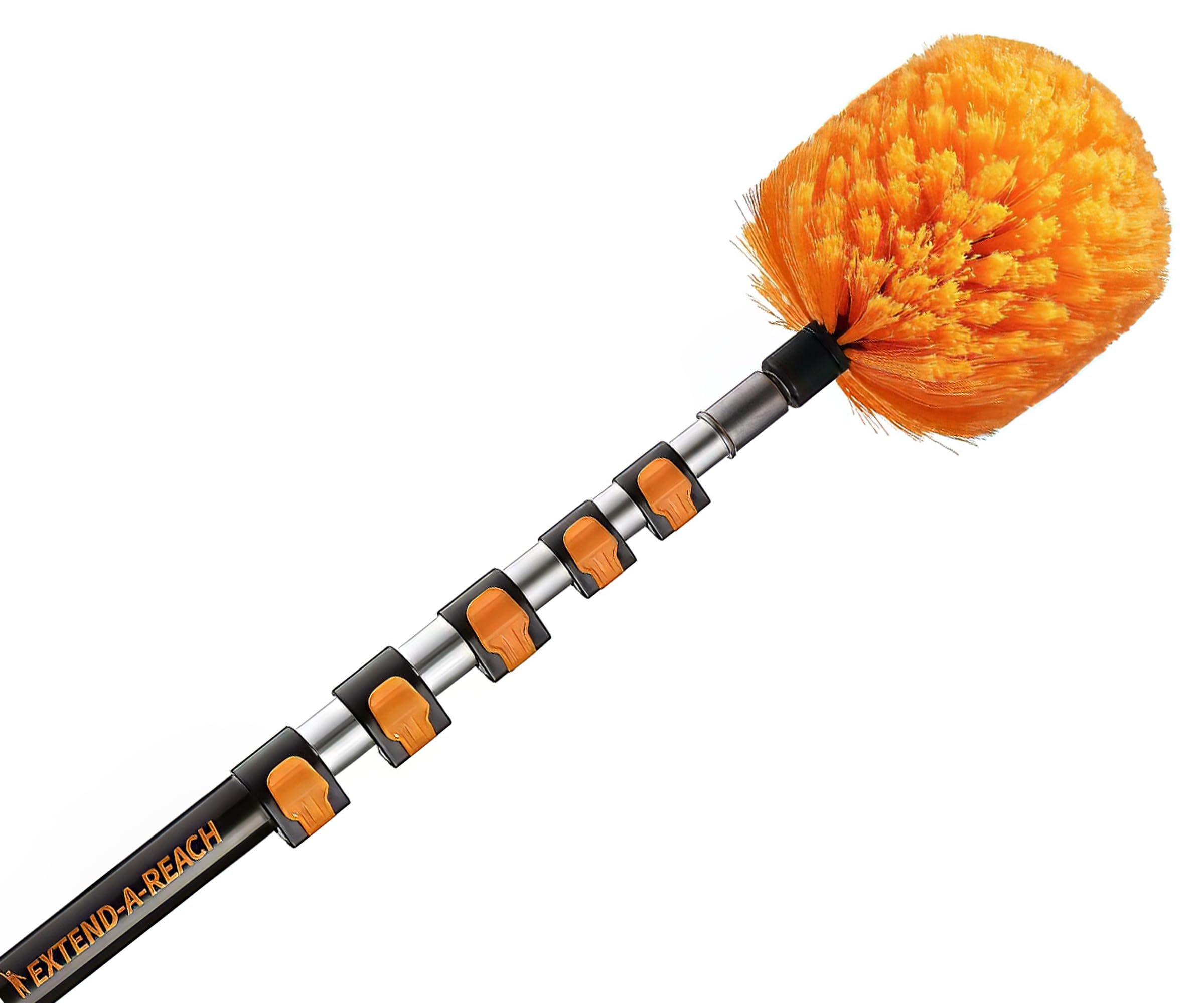 5-25 ft Cobweb Duster with Extension Pole 30+ Foot High Reach