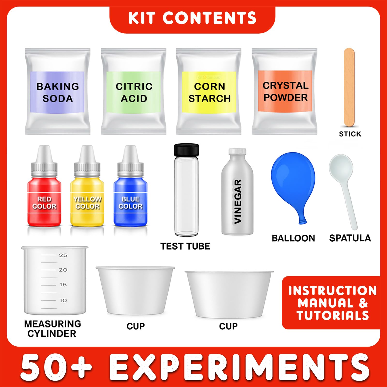 Science Experiment Kit for Kids - Chemistry & Physics -7