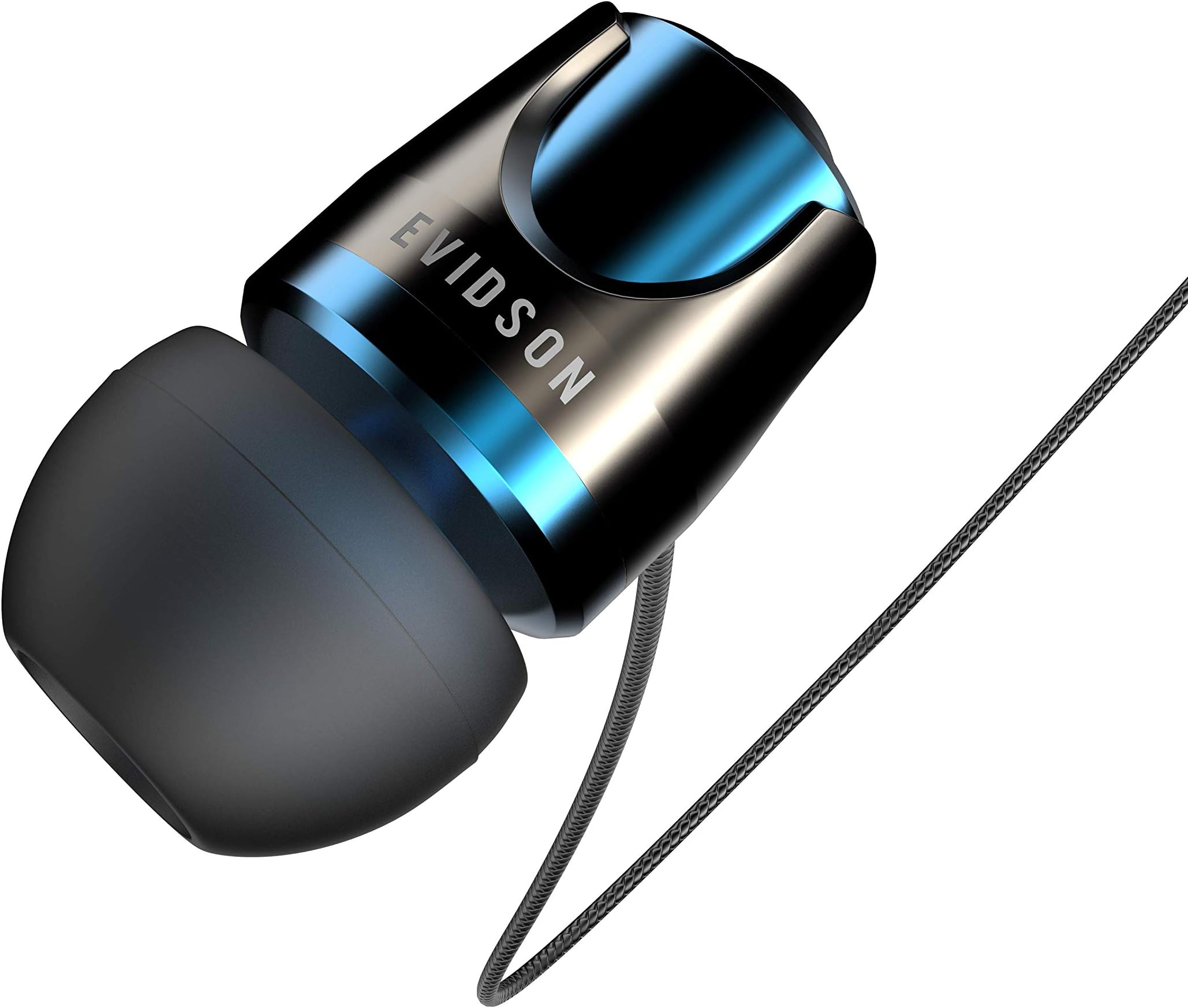 B4 Wired in Ear Headphone with Mic (Blue)