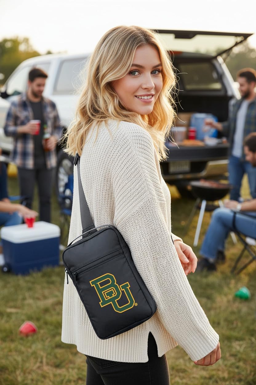 Broad Bay Baylor University Crossbody Bag - Versatile Travel, Sports, or Gameday Bag for BU Bears Fans and Alumni, Men or Women
