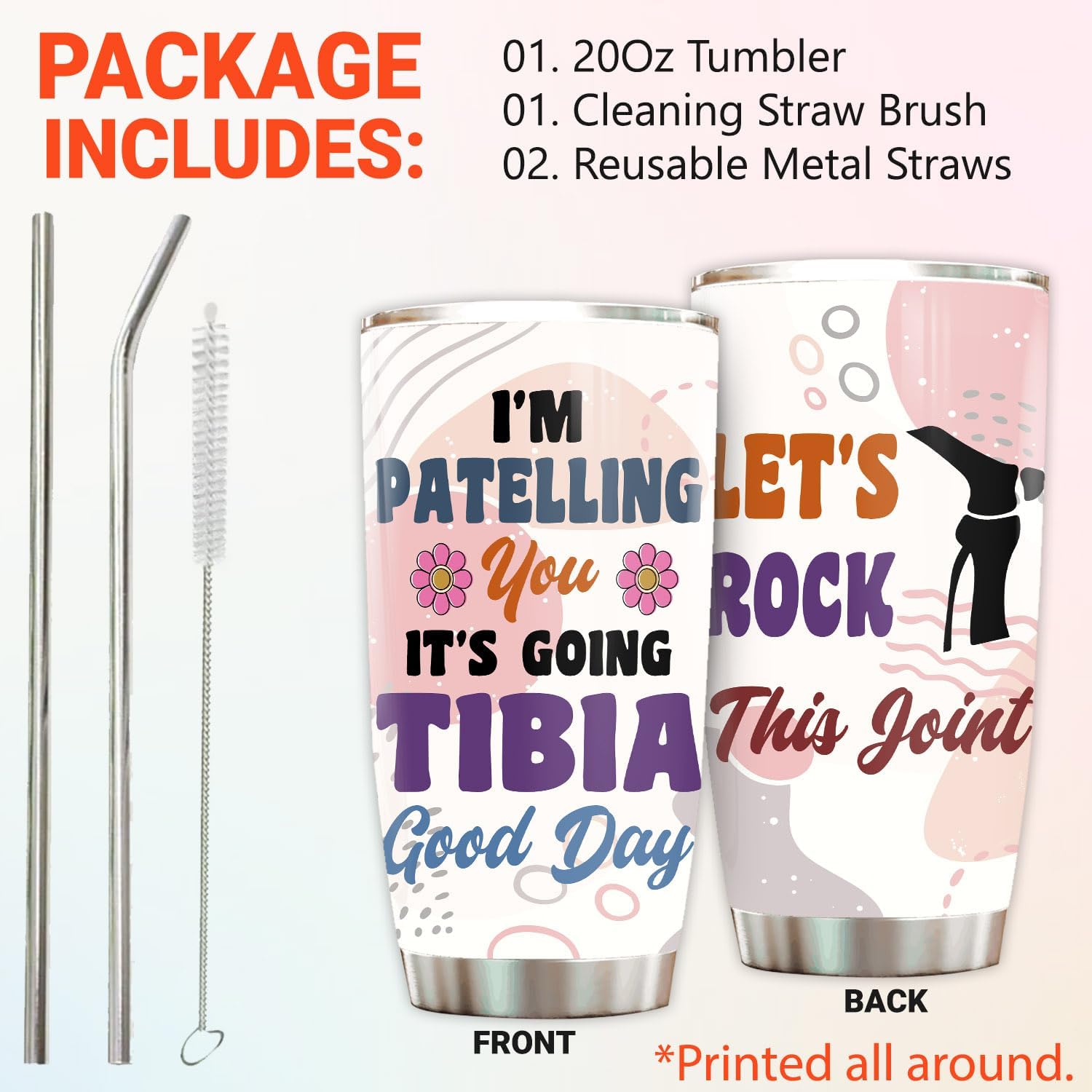 Physical Therapist Gifts Funny - Tumbler Stainless Steel 20oz, Physical Therapy Appreciation Gifts For Women Men, Doctor of Physical Therapy Coffee Cup - Image 2