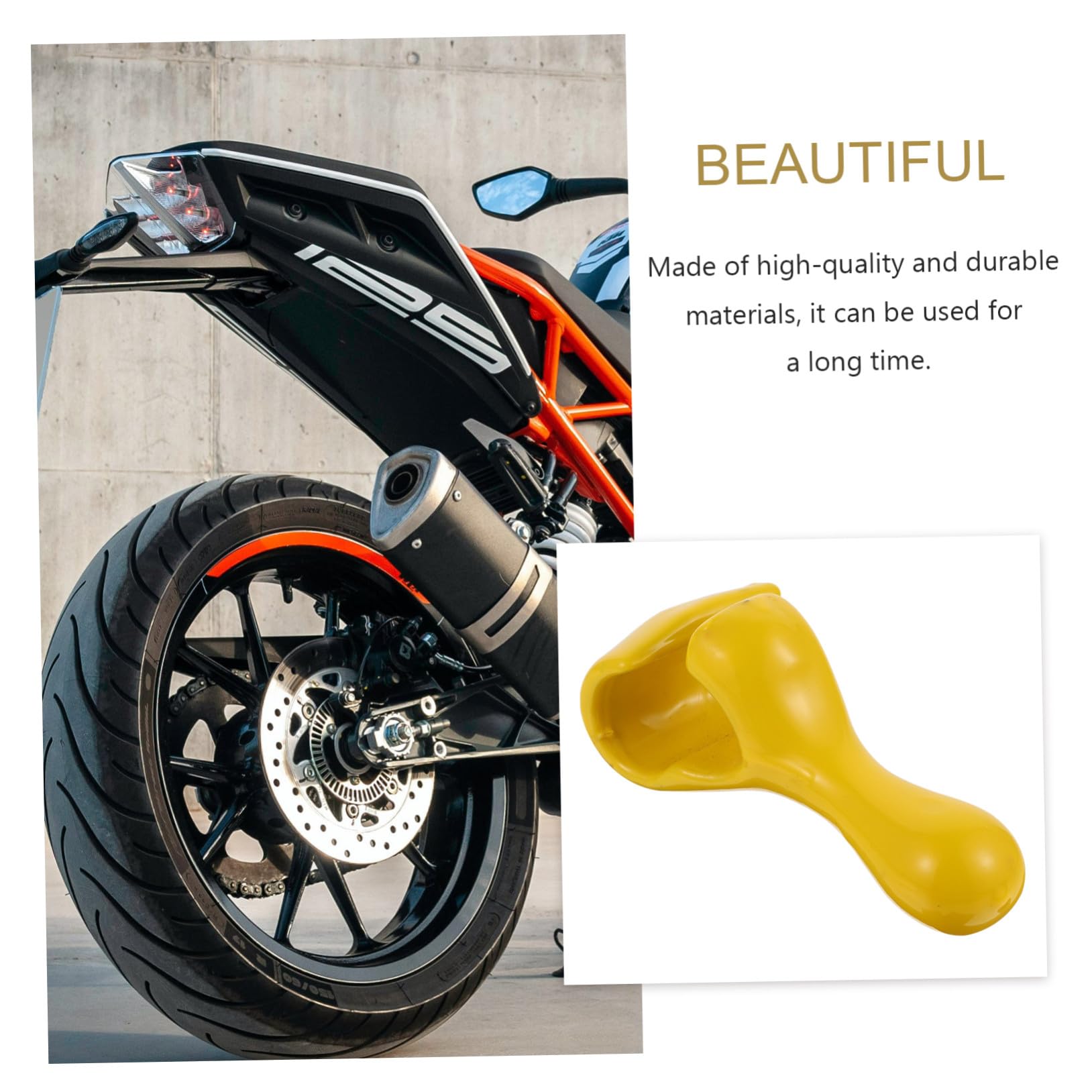 Ciieeo 1pezzi Strumento Di Montaggio Pneumatici Per Moto Fermo Per Tallone Accessorio Per Moto Realizzato Materiali Sicuri e Durevoli Facil Usare Riporre